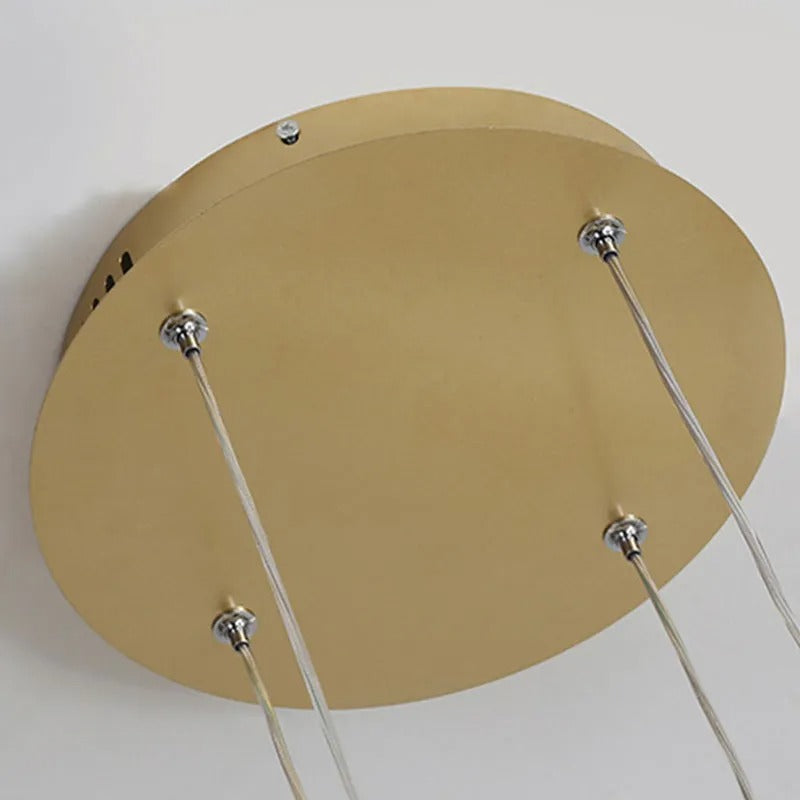 Arisha Moderne Grote Hanglampen Wit Metaal Slaapkamer Woonkamer Tir-Cirkel