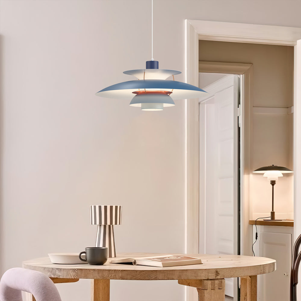 Kiff Moderne Deense meerlaagse hanglamp