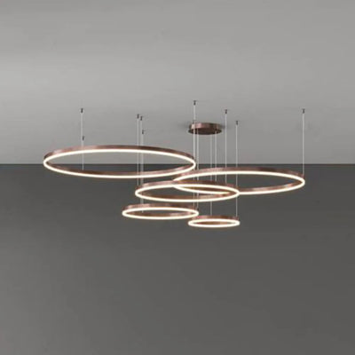Arisha Moderne Grote Hanglampen Wit Metaal Slaapkamer Woonkamer Tir-Cirkel