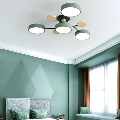 LED Plafondlamp 85 cm - Zwart Acryl met Warm en Wit Licht - Moderne Plafonniere voor Slaapkamer en Woonkamer-2