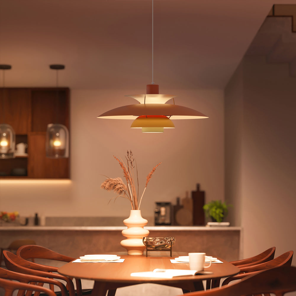 Kiff Moderne Deense meerlaagse hanglamp