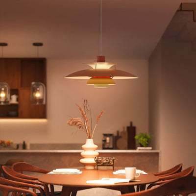 Kiff Moderne Deense meerlaagse hanglamp