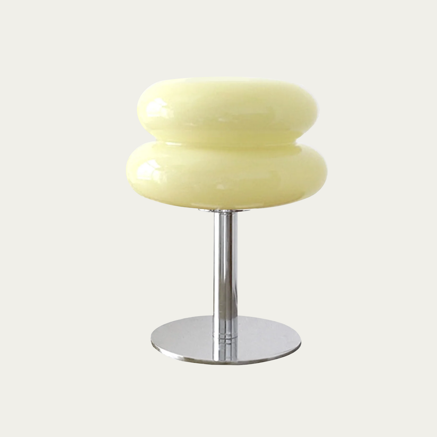 Finn Bauhaus minimalistische glazen tafellamp