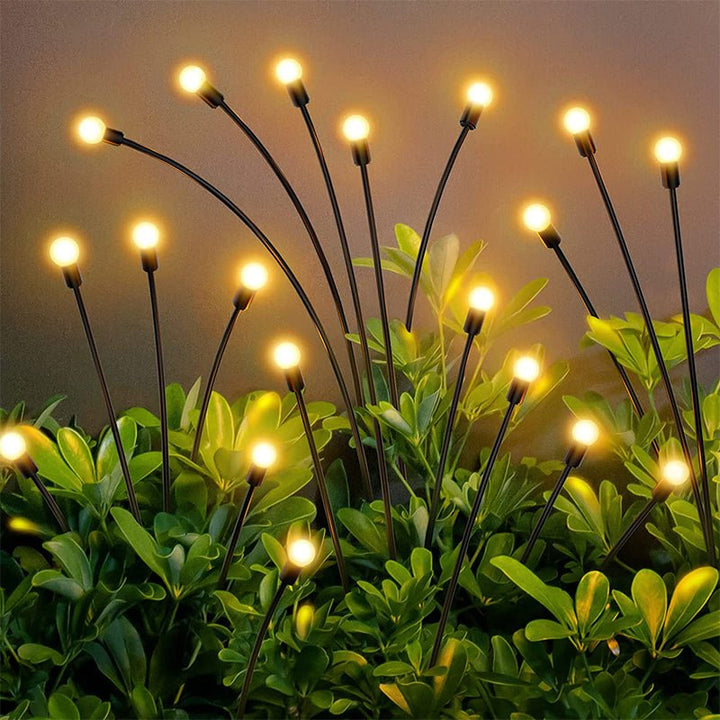4 Stuks Solar 33 Led Vlam Licht, Zaklamp Buiten Inductie Licht, Tuin Op De Grond Gemonteerd Decoratief Landschapslicht