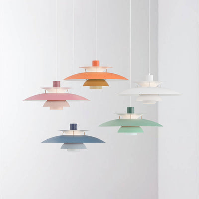 Kiff Moderne Deense meerlaagse hanglamp