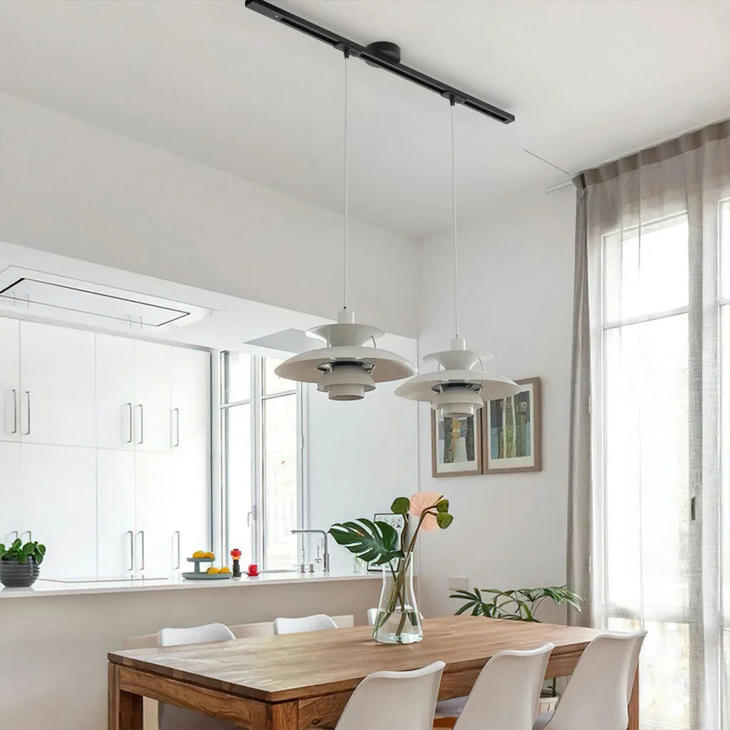 Morris draaibare verplaatsbare plafondrail voor hanglamp