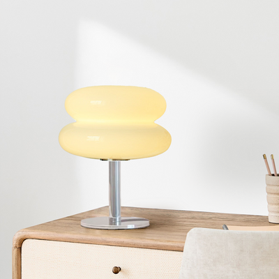 Finn Bauhaus minimalistische glazen tafellamp