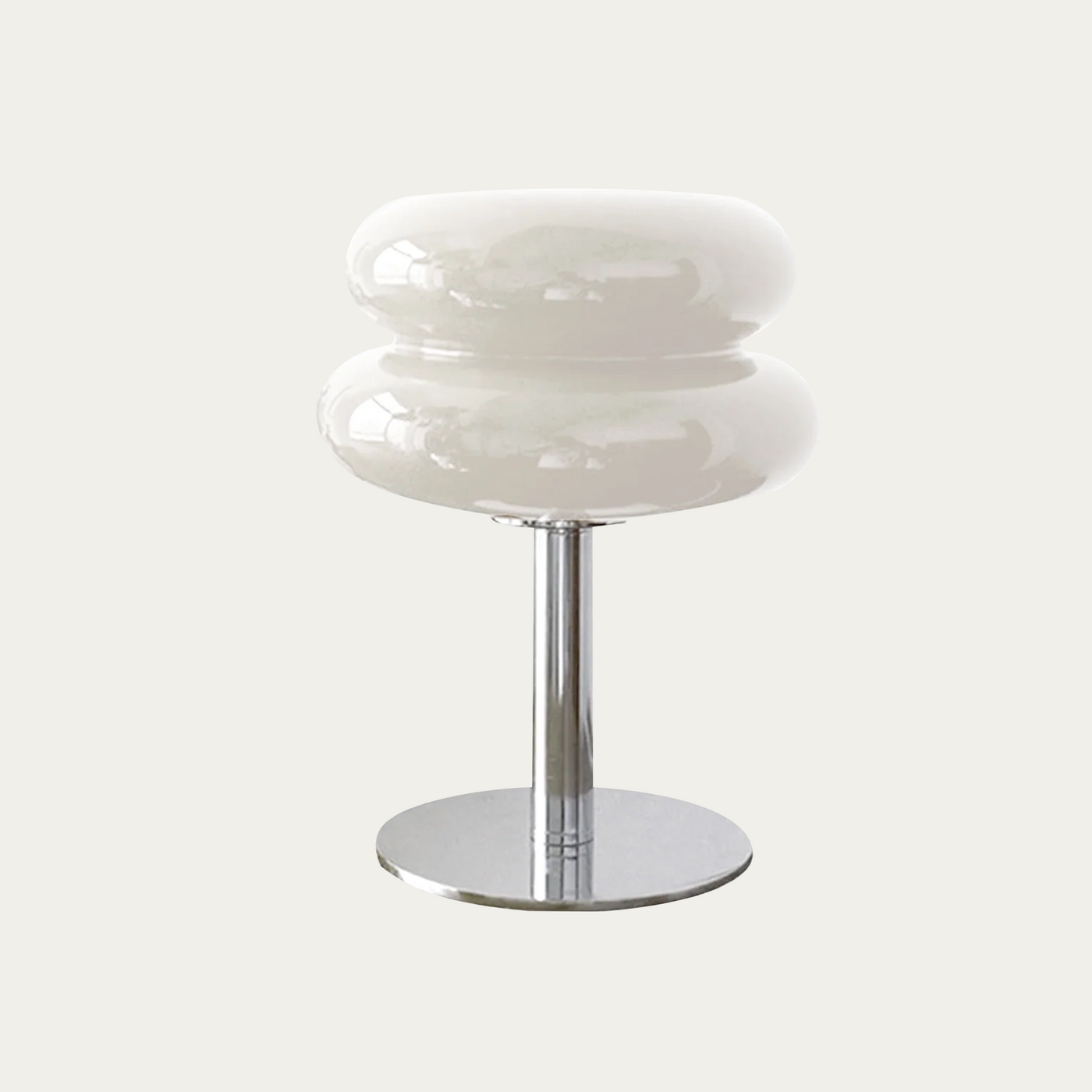 Finn Bauhaus minimalistische glazen tafellamp