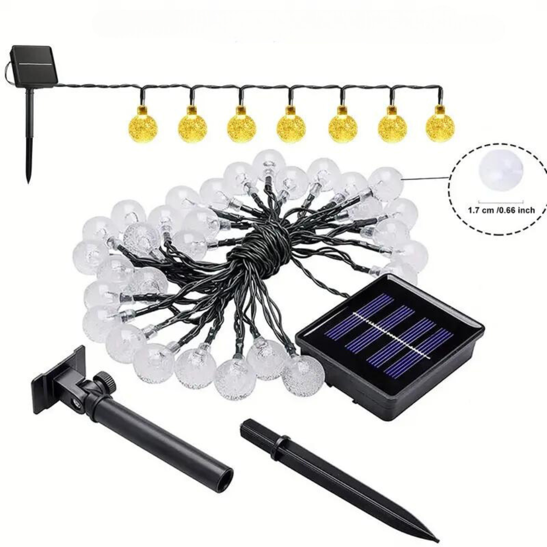  Zonne -lichte keten voor buiten - Ecoglow-3