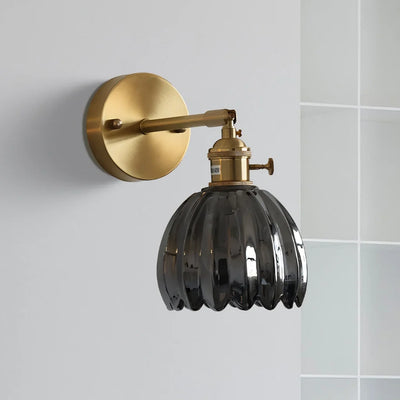 Freya Lotus glazen wandlamp