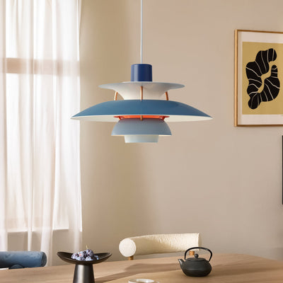 Kiff Moderne Deense meerlaagse hanglamp