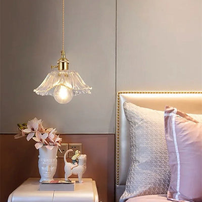 Dennehy Lotus Retro Glazen Hanglamp