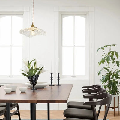 Dennehy Lotus Retro Glazen Hanglamp