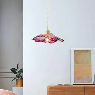 Dennehy Lotus Retro Glazen Hanglamp
