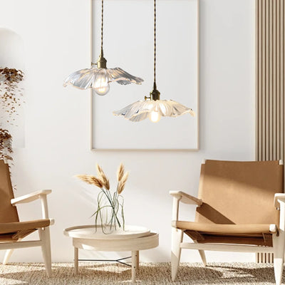 Dennehy Lotus Retro Glazen Hanglamp