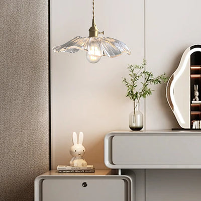 Dennehy Lotus Retro Glazen Hanglamp