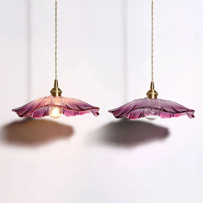 Dennehy Lotus Retro Glazen Hanglamp