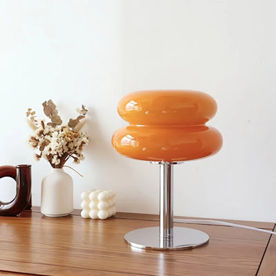 Finn Bauhaus minimalistische glazen tafellamp