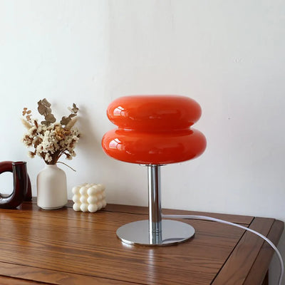 Finn Bauhaus minimalistische glazen tafellamp