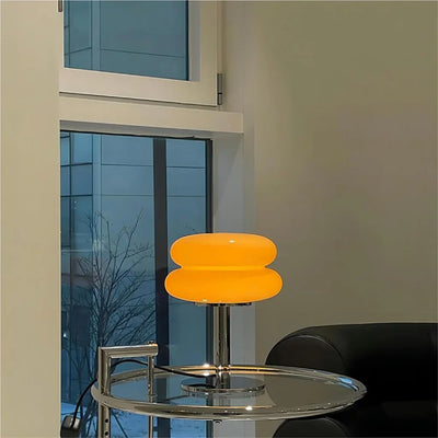 Finn Bauhaus minimalistische glazen tafellamp