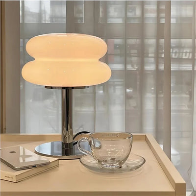 Finn Bauhaus minimalistische glazen tafellamp
