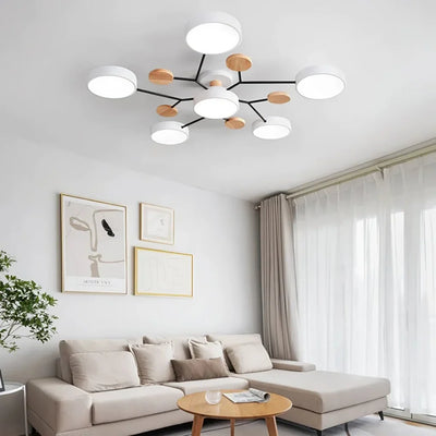 Murray Macaron Moleculaire LED-plafondlamp
