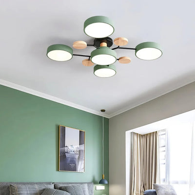 Murray Macaron Moleculaire LED-plafondlamp