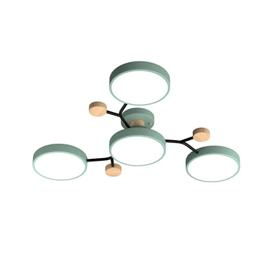 Murray Macaron Moleculaire LED-plafondlamp
