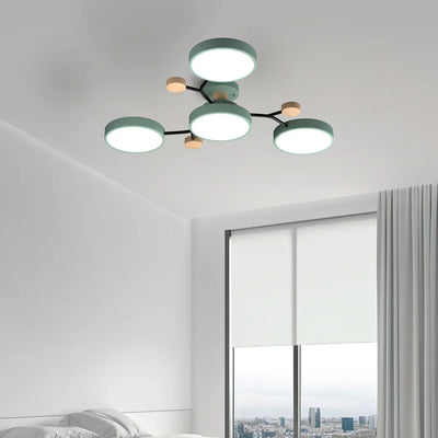 Murray Macaron Moleculaire LED-plafondlamp