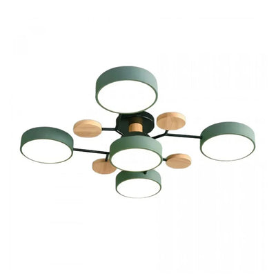 Murray Macaron Moleculaire LED-plafondlamp