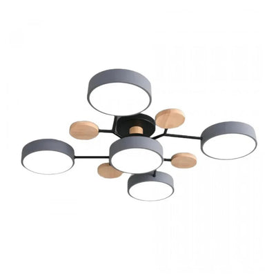 Murray Macaron Moleculaire LED-plafondlamp