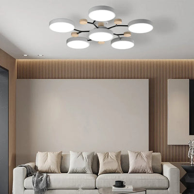 Murray Macaron Moleculaire LED-plafondlamp