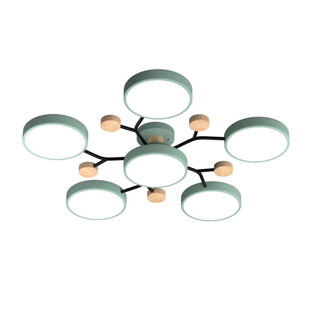 Murray Macaron Moleculaire LED-plafondlamp