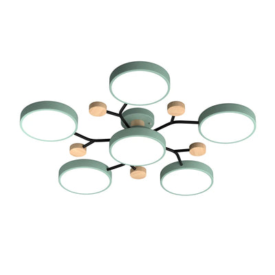 Murray Macaron Moleculaire LED-plafondlamp