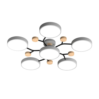 Murray Macaron Moleculaire LED-plafondlamp