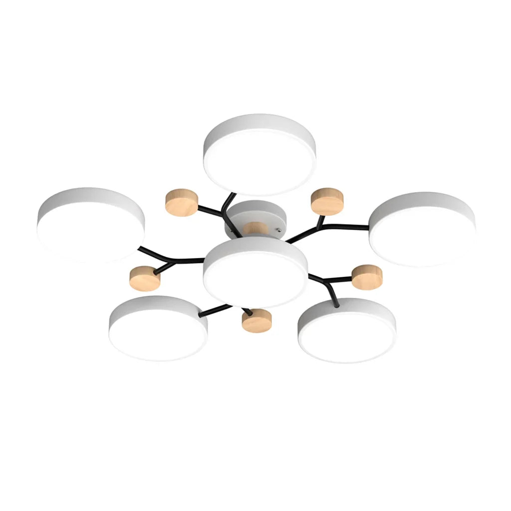 Murray Macaron Moleculaire LED-plafondlamp