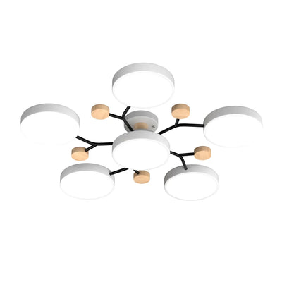 Murray Macaron Moleculaire LED-plafondlamp