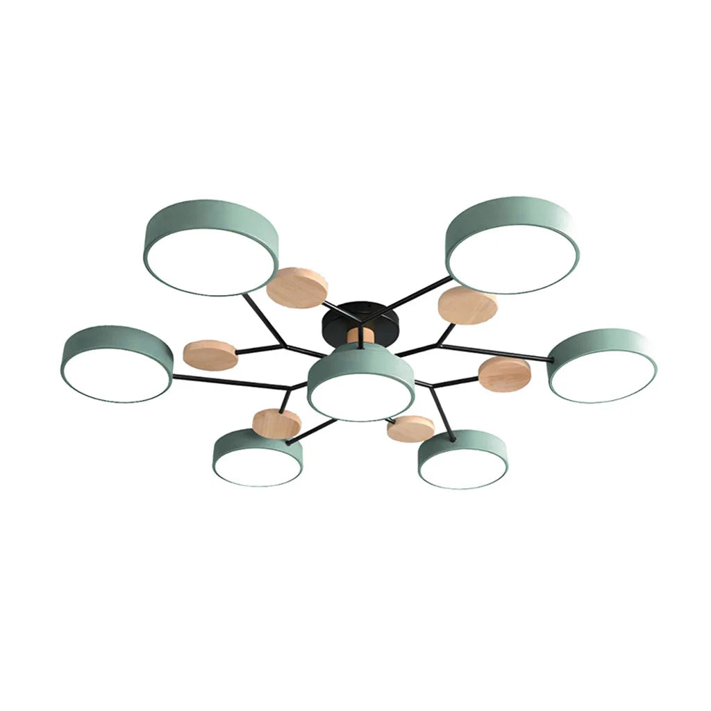 Murray Macaron Moleculaire LED-plafondlamp