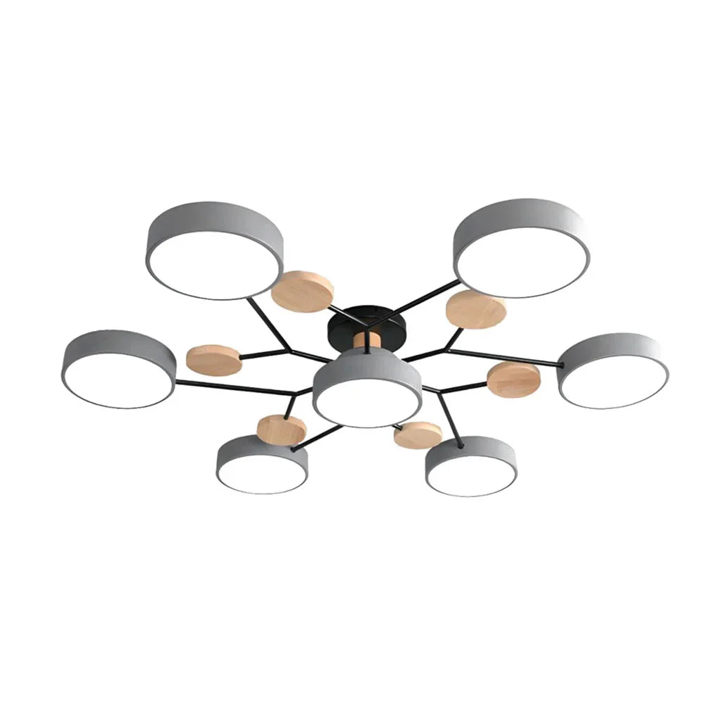 Murray Macaron Moleculaire LED-plafondlamp