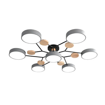 Murray Macaron Moleculaire LED-plafondlamp