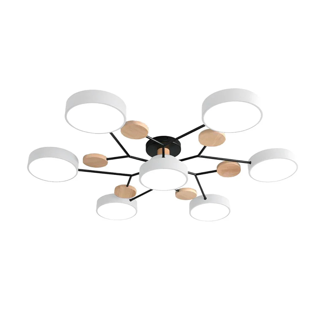 Murray Macaron Moleculaire LED-plafondlamp