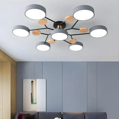 Murray Macaron Moleculaire LED-plafondlamp