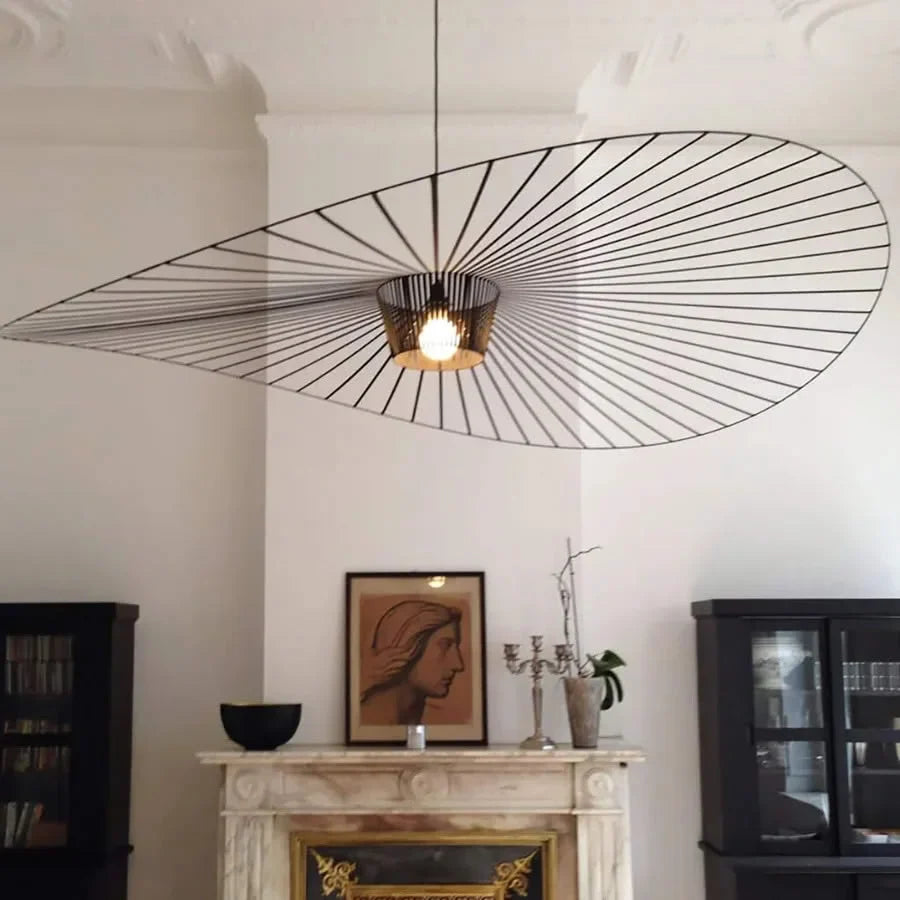 Rosland Vertigo Moderne Strohoed Hanglamp