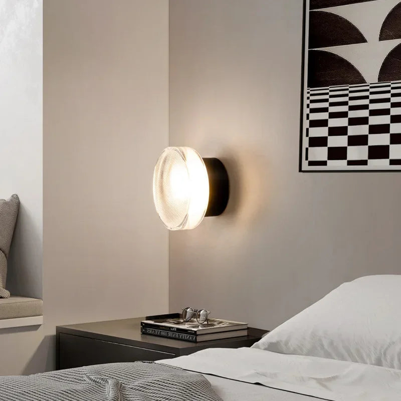Stijlvolle Ronde Muurverlichting met LED - Zwart, 15W Modern Design voor Woonkamer en Slaapkamer 3
