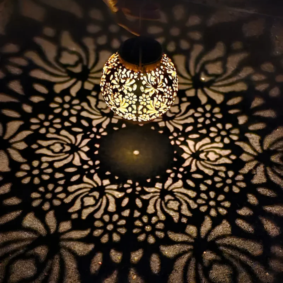  Waterdichte LED Solar Garden Hanging Lamp - Radiantglow-3