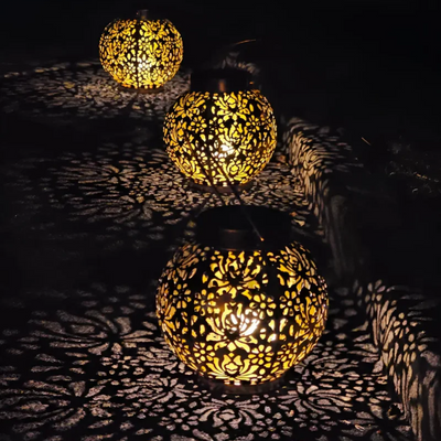  Waterdichte LED Solar Garden Hanging Lamp - Radiantglow-2