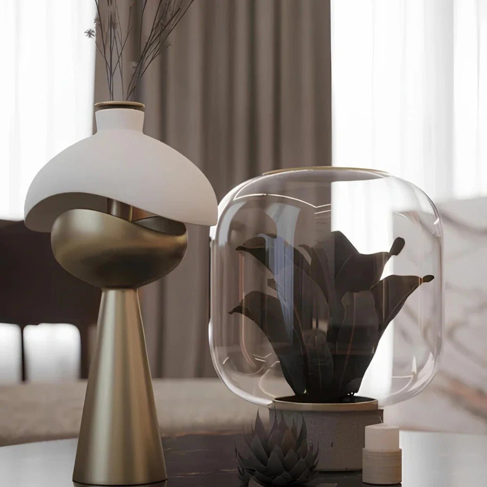 GlowHaven | Gesculpteerde Tafellamp