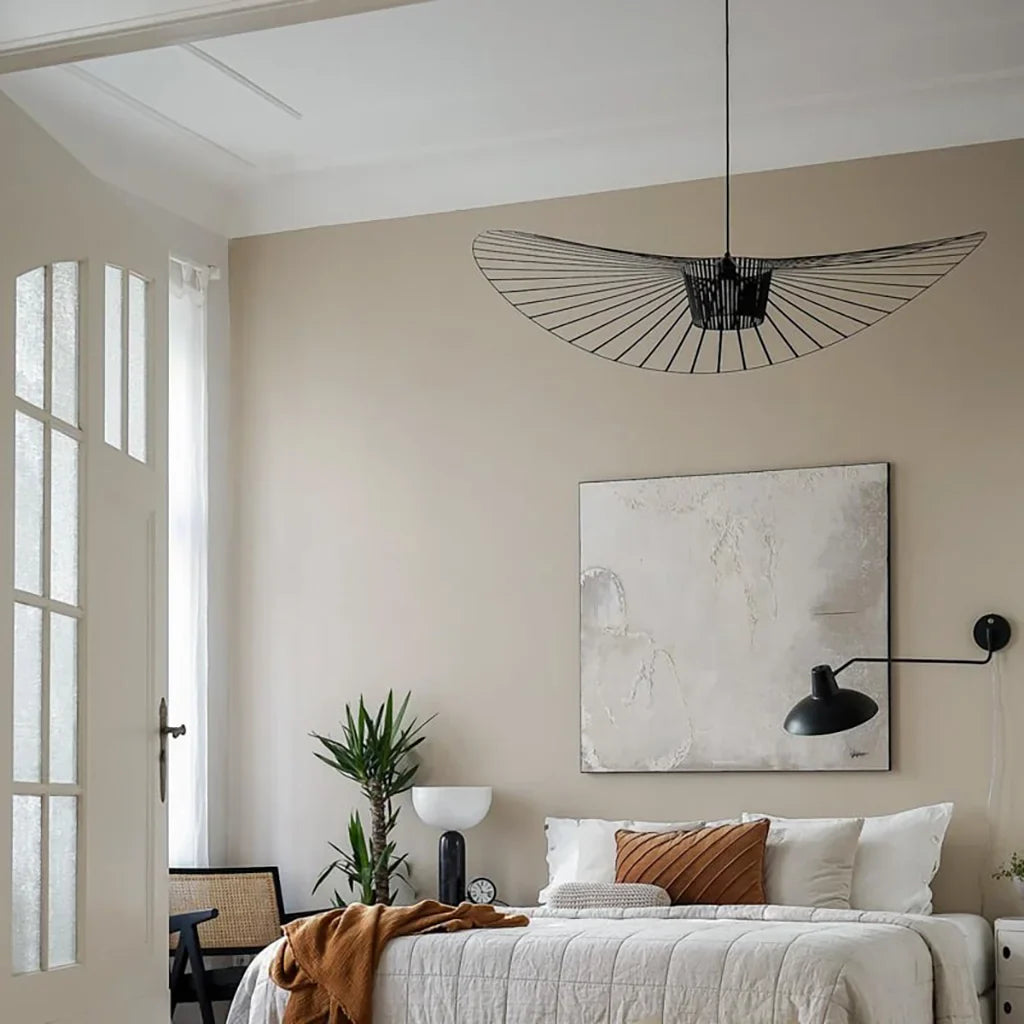 Rosland Vertigo Moderne Strohoed Hanglamp