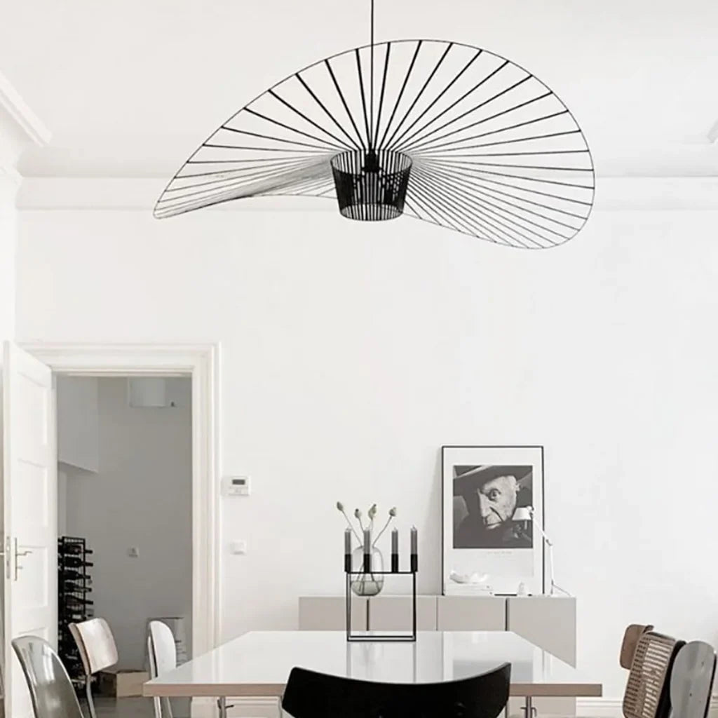 Rosland Vertigo Moderne Strohoed Hanglamp