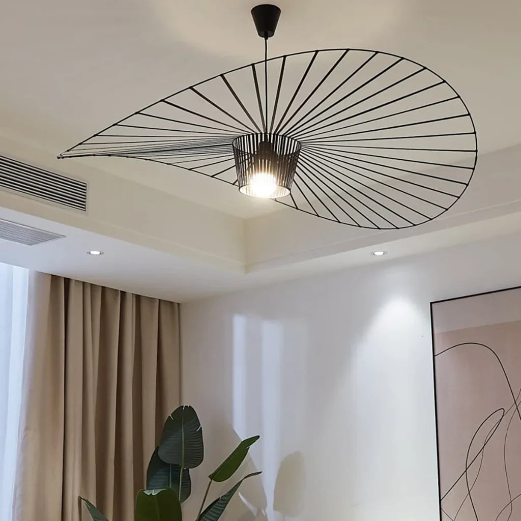 Rosland Vertigo Moderne Strohoed Hanglamp